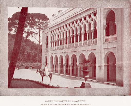 Faade postrieure du Palais d't.