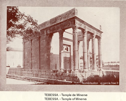 TEBESSA. - Temple de Minerve