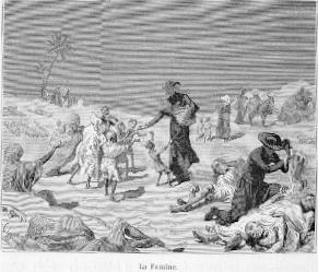 La famine.