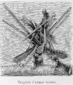 Trophée d'armes arabes.