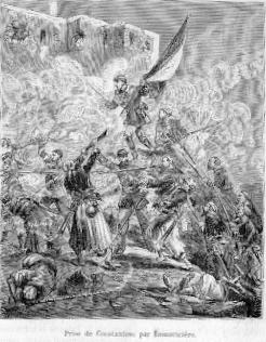 Prise de Constantine par Lamoricière.