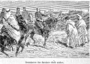 Soumission des derniers chefs arabes.