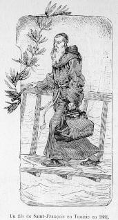 Un fils de Saint-François en Tunisie en 1881.
