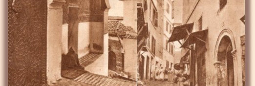 Constantine. - Une rue de la ville piétonne.