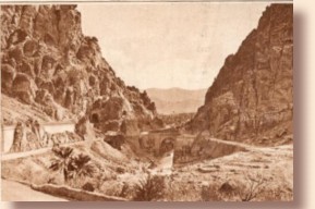 El-Kantara. - Les gorges.