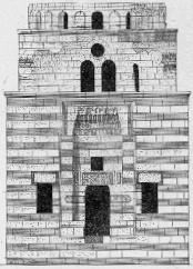 Fig. 47. - Tombeau du Karafah. (Faade principale.)
