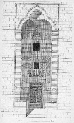 Fig. 94. - Portail de la mosque de Katba.