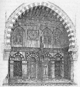 Fig. 97. - Mosquée de Kaïtbaï. (Le sanctuaire.)