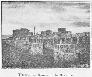TBESSA - Ruine de la basilique