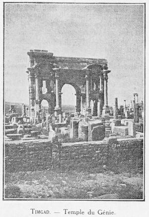 TIMGAD - Temple du gnie