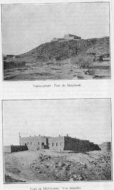 En haut: TAROUAJOUNT: Fort de Motylinski, en bas: Fort de Motylinski: Vue dtaille