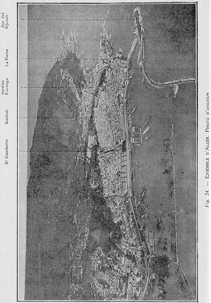 Fig. 24 - ENSEMBLE D'ALGER. PHOTO D'AVIATION