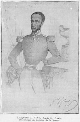 LE GNRAL CAVAIGNAC - Lithographie de Cattier, d'aprs M. Alophe (Bibliothque du ministre de la Guerre) 