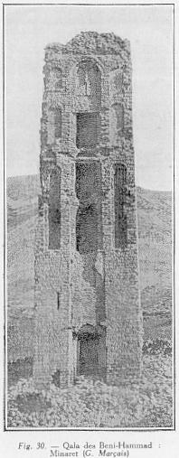 Fig. 30. -- Qala des Beni-Hammad Minaret (G. Marais)
