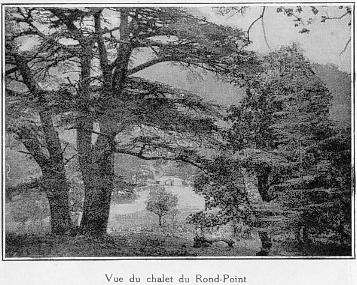 Vue du chalet du Rond-Point