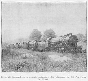 Srie de locomotives  grande puissance des Chemins de fer Algriens de l'tat