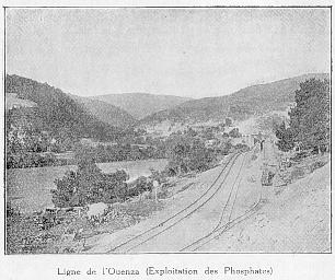 Ligne de l'Ouenza (Exploitation des Phosphates) 