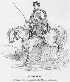 BOUSCAREN (d'après une aquarelle de Phillippoteaux).