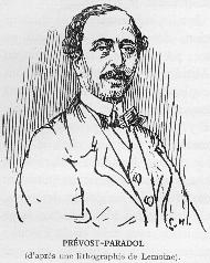 PRÉVOST-PARADOL (d'après une lithographie de Lemoine).